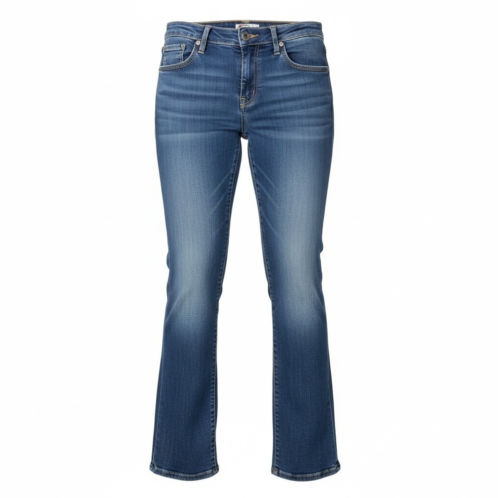 BKE Buckle Taylor Bootcut Jeans Womens 29x30 Blue Denim Heavy Stitch Y2K 2000's